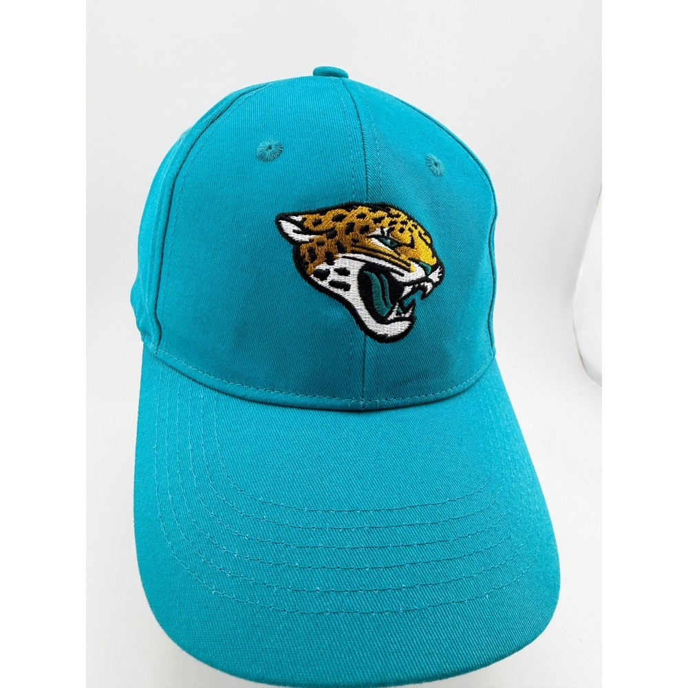 Jacksonville Jaguars NFL Baseball Hat Teal Blue Embroidered Logo Adjustable Cap